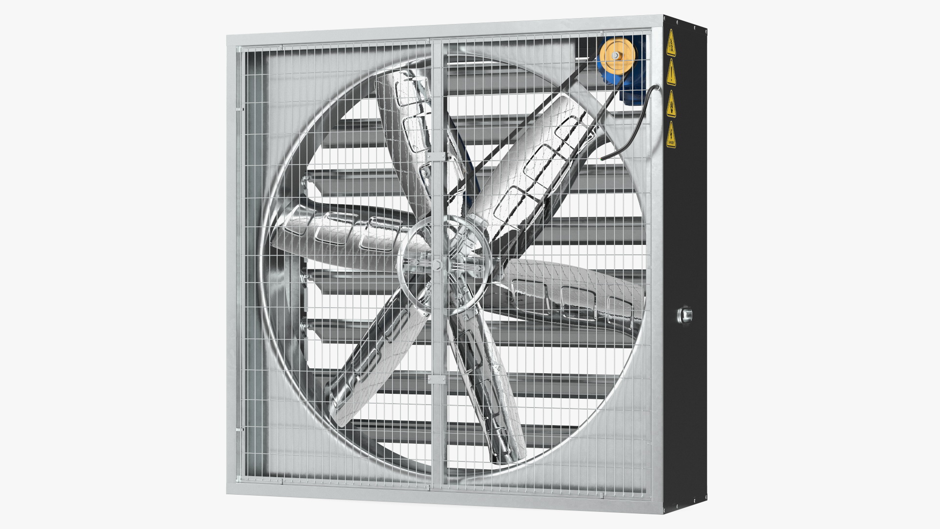 Cooling Exhaust Fan Vent Open 3D model