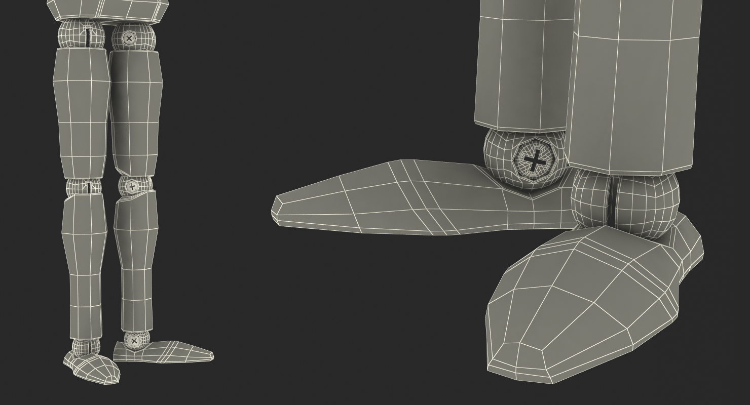 3D model Dummy Doll Surprised Pose