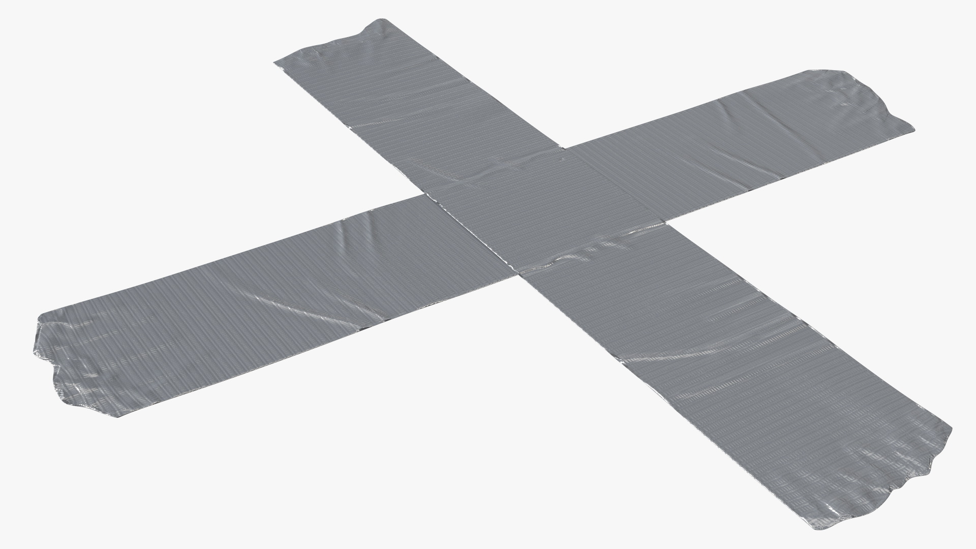 Adhesive Duct Tape Pieces Set 3D model