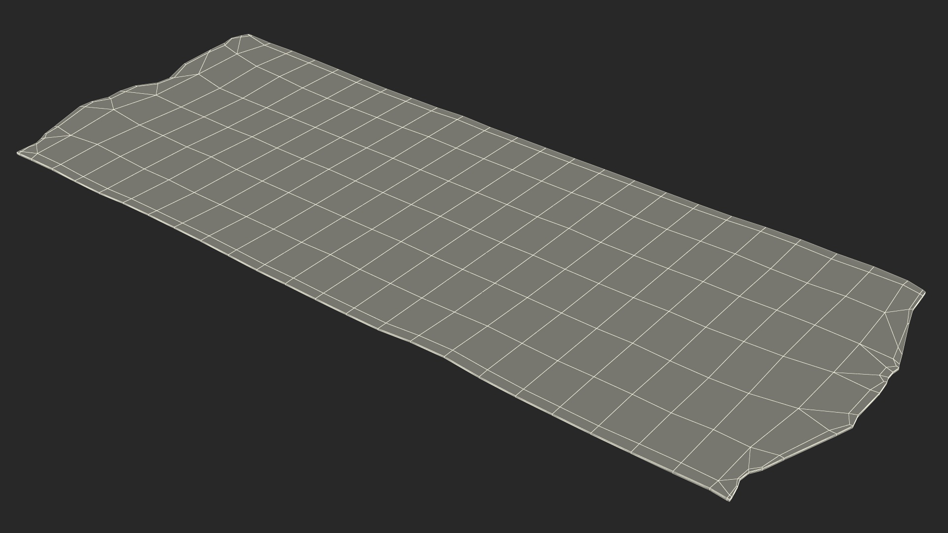 Adhesive Duct Tape Pieces Set 3D model