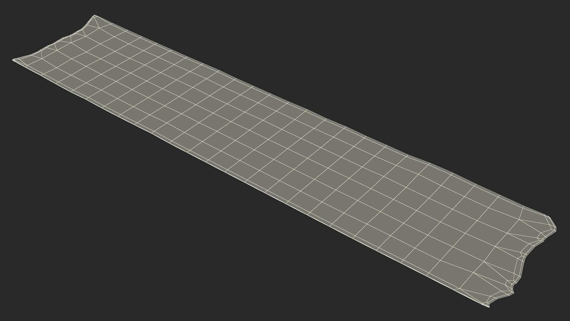 Adhesive Duct Tape Pieces Set 3D model