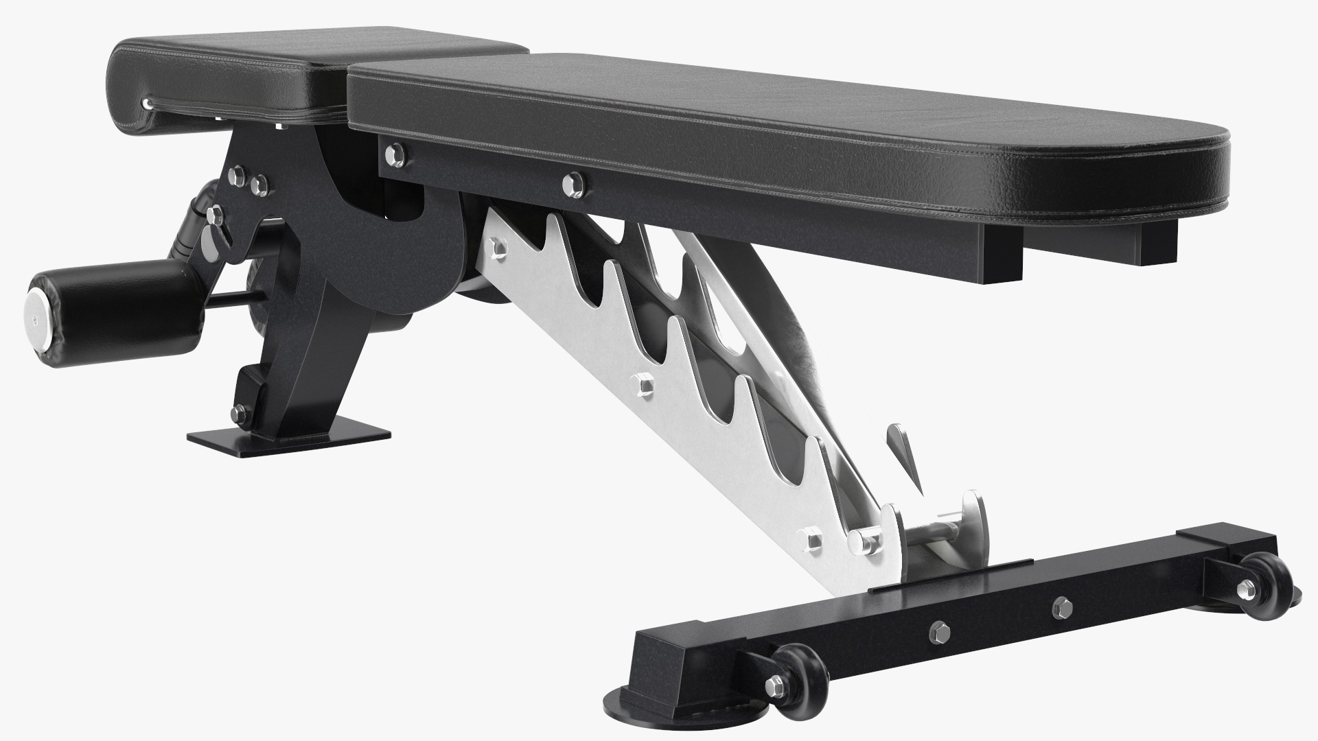 3D Adjustable Bench Press Black model