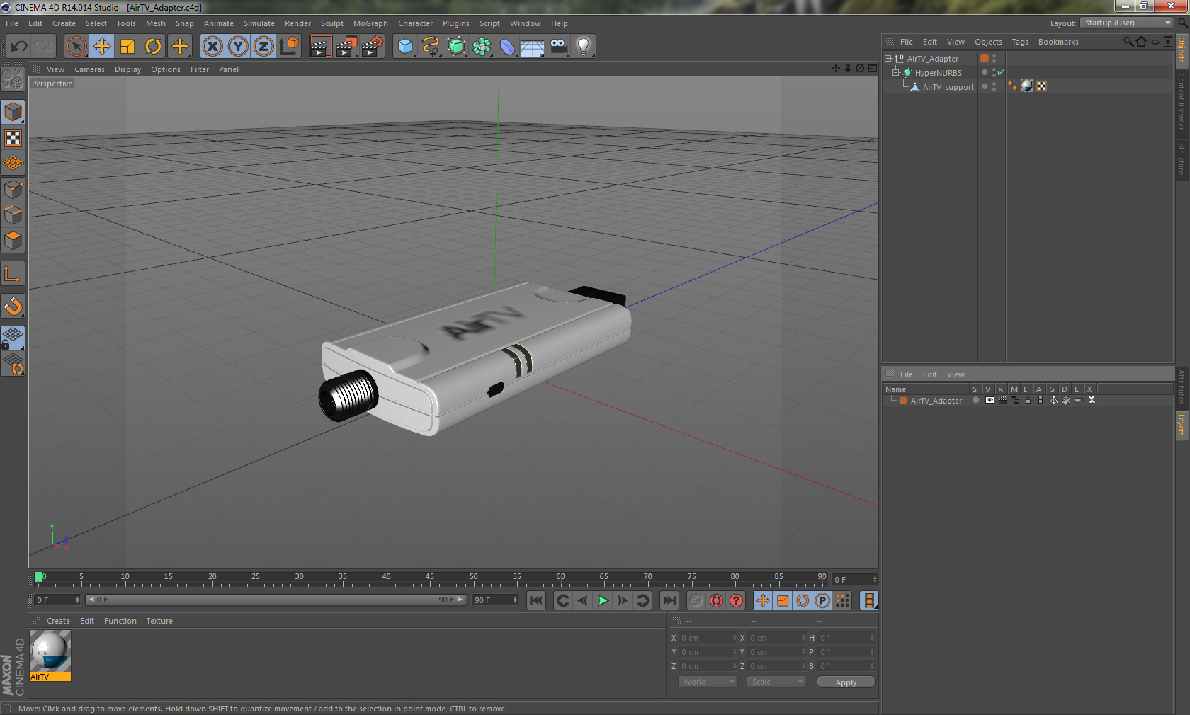 3D AirTV Adapter model