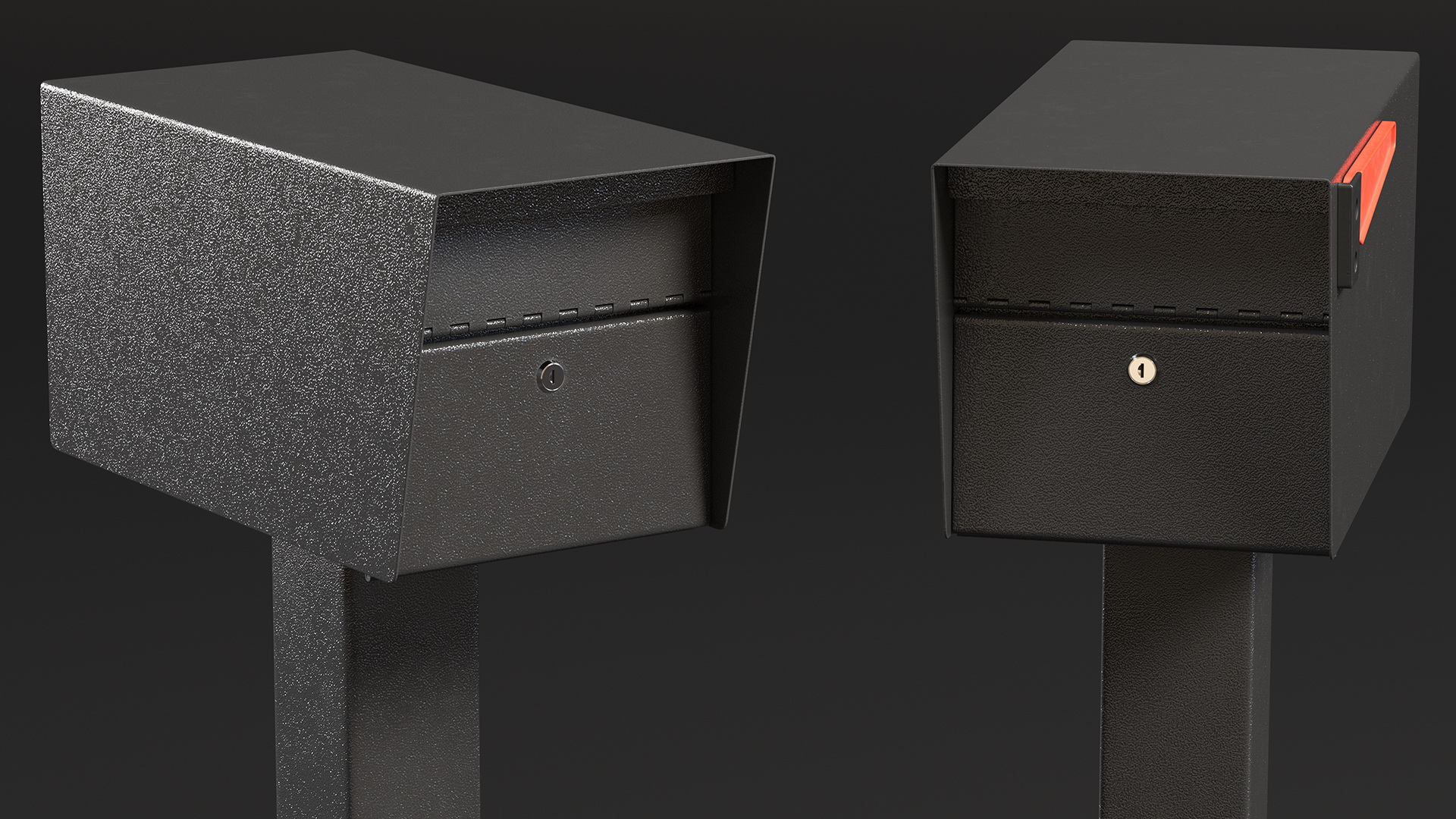 3D model Locking Mailbox