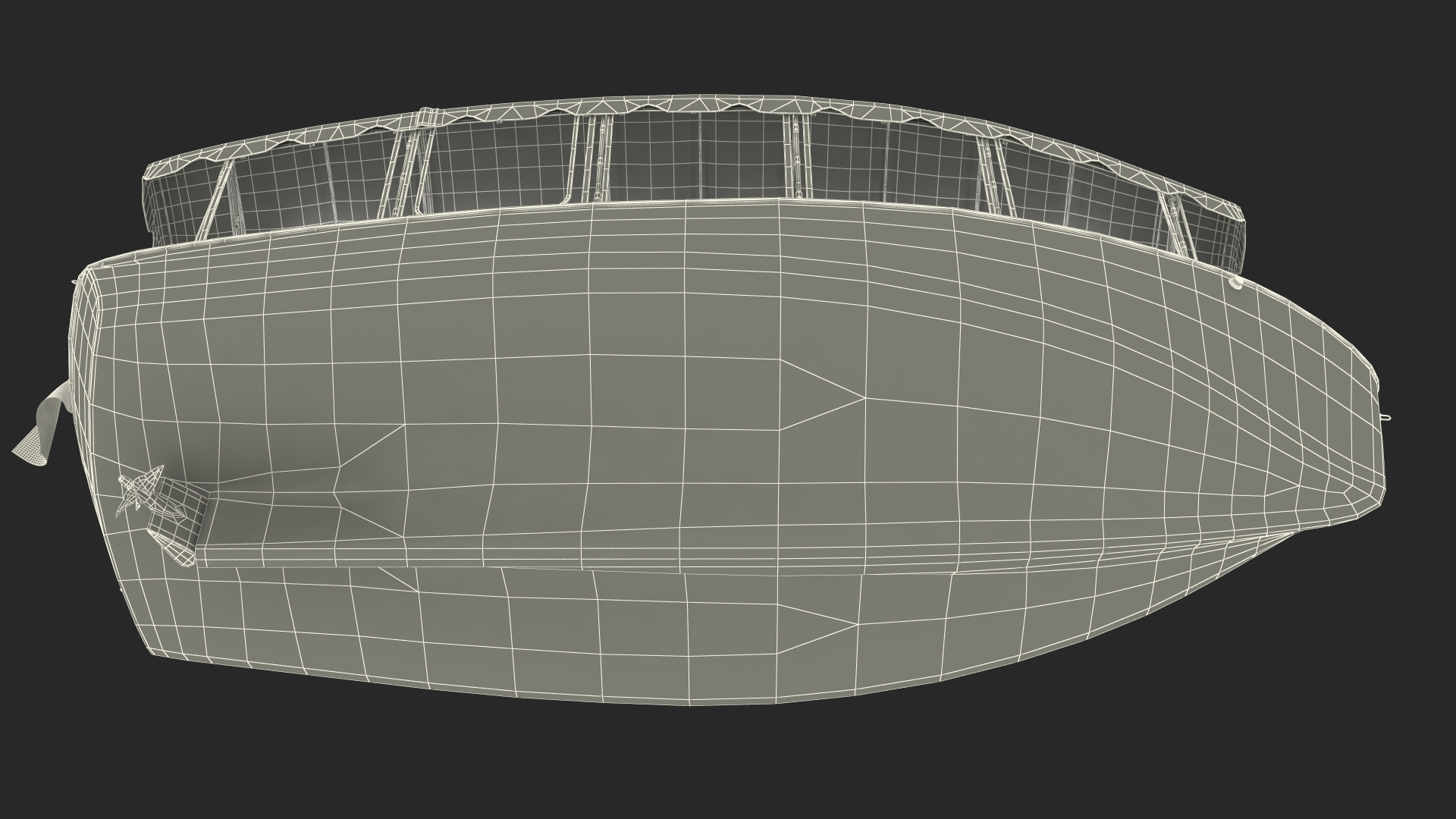 3D model Duffy 22 Bay Island Electric Boat Rigged