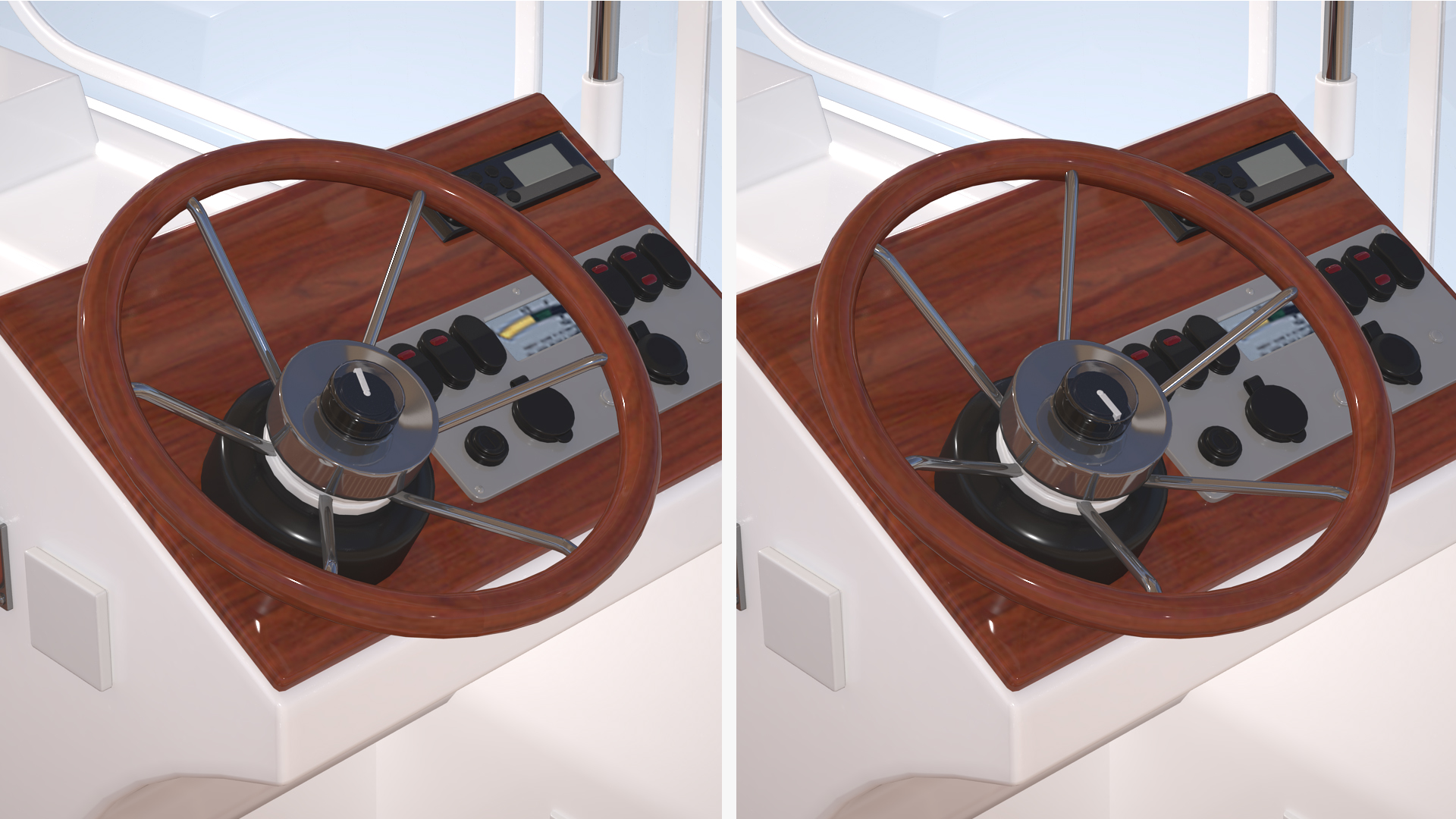 3D model Duffy 22 Bay Island Electric Boat Rigged