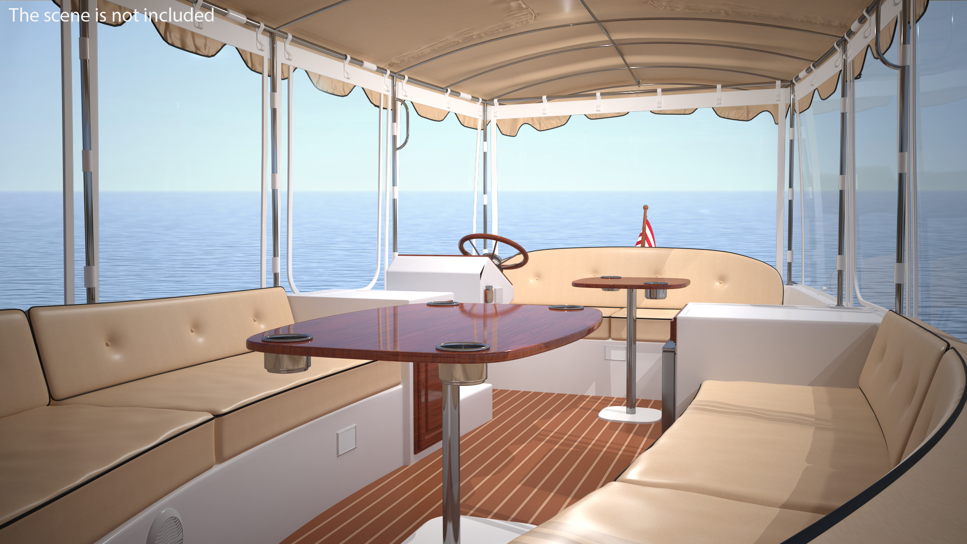 3D model Duffy 22 Bay Island Electric Boat Rigged