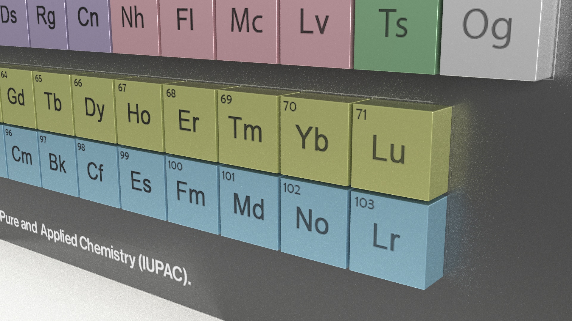 3D Periodic Table of Elements