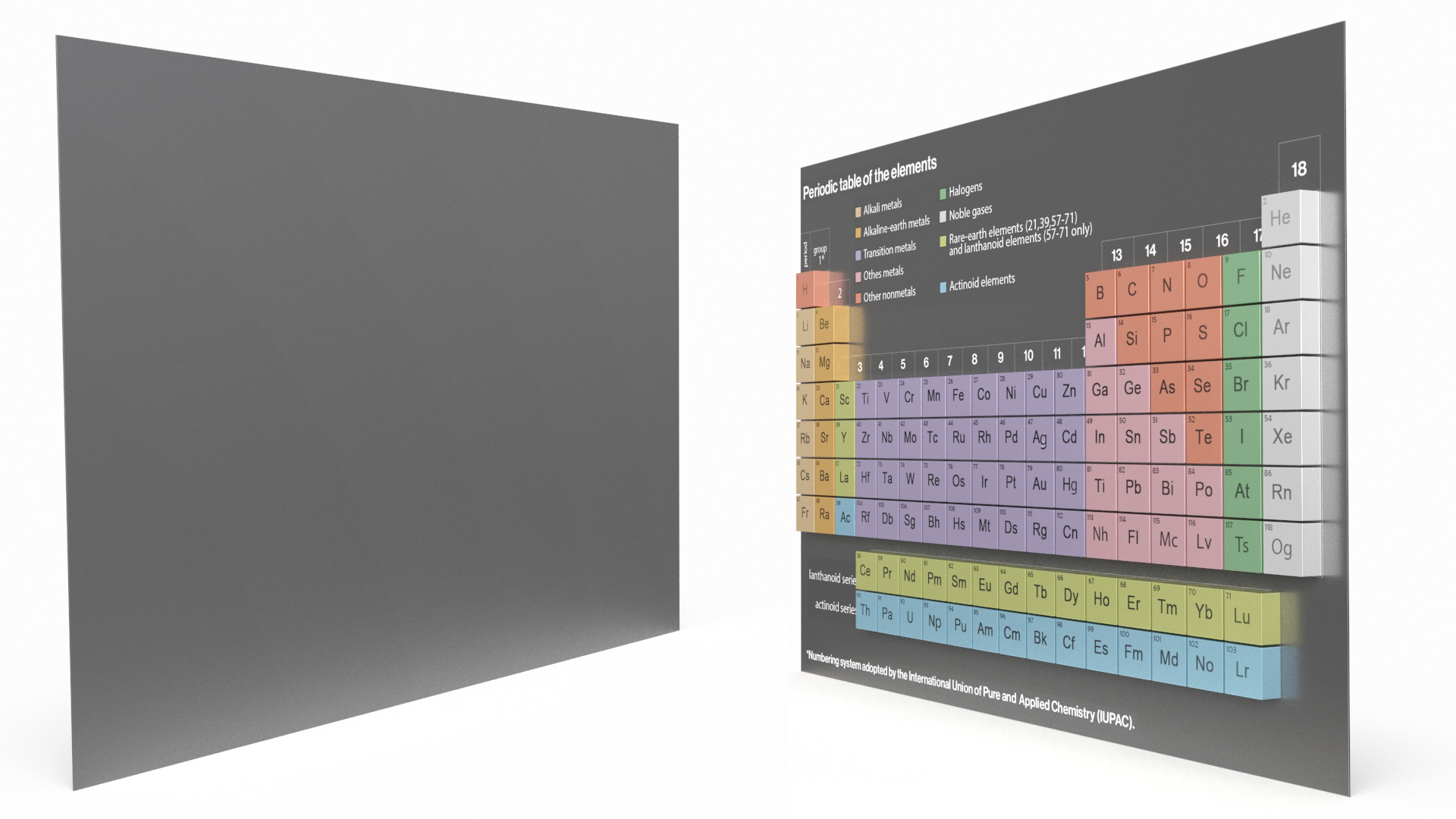 3D Periodic Table of Elements