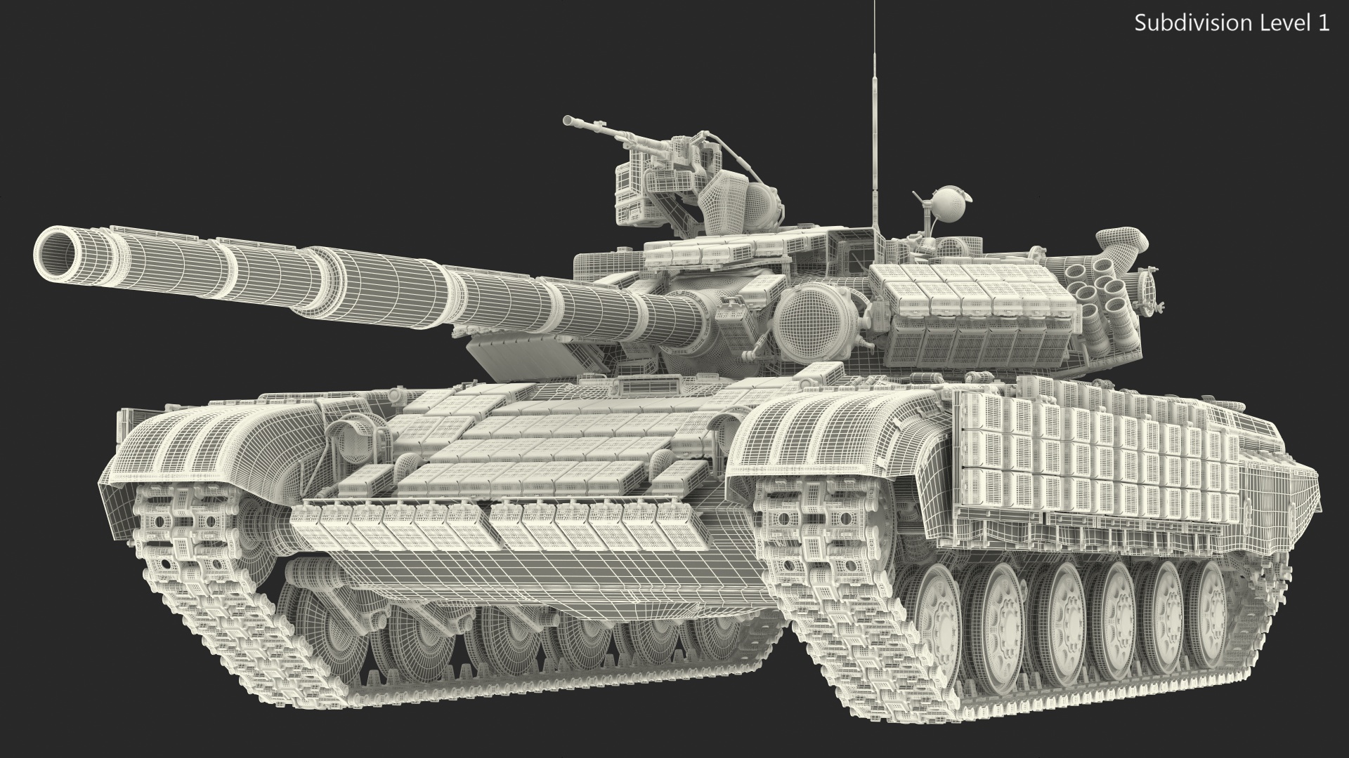3D T64 BV Battle Tank Clean Rigged
