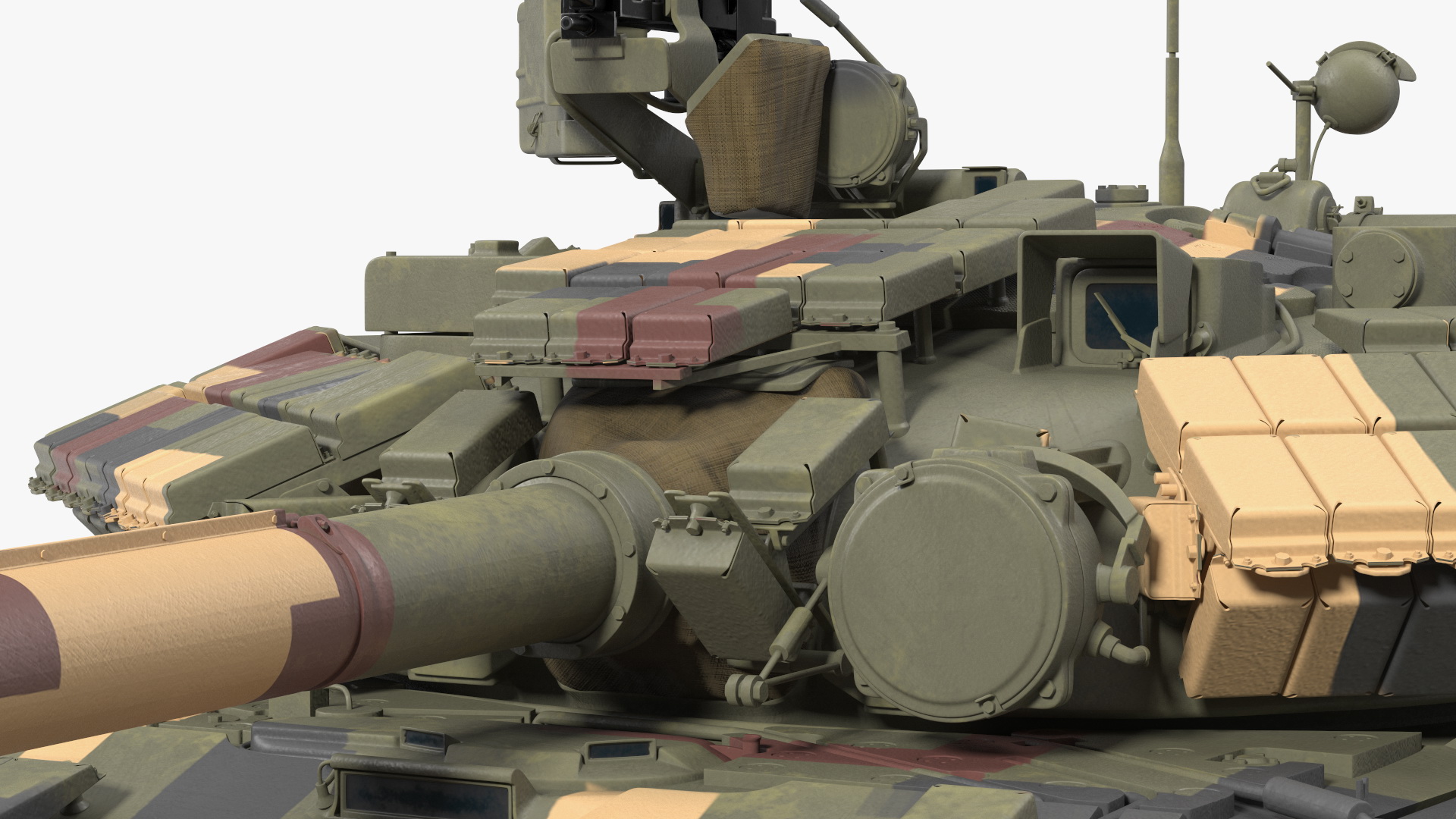 3D T64 BV Battle Tank Clean Rigged