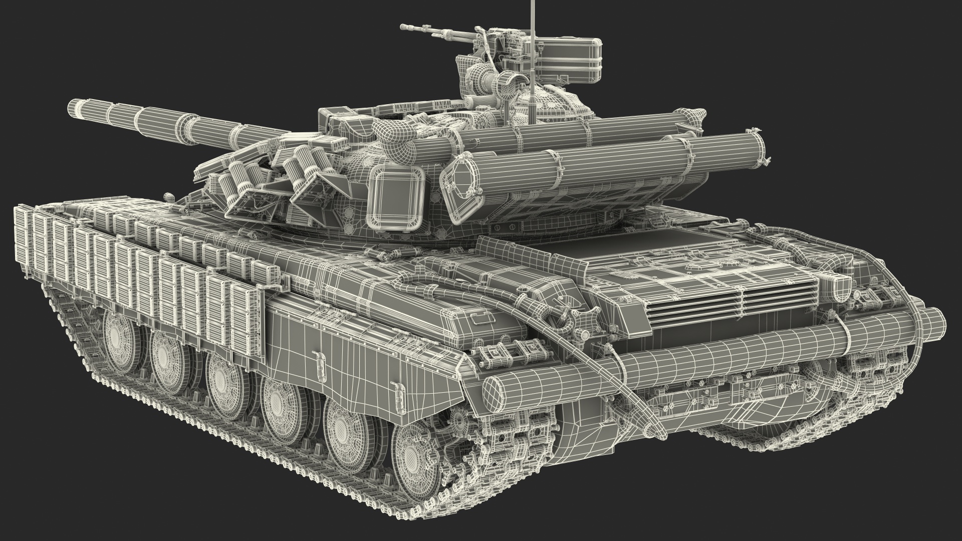 3D T64 BV Battle Tank Clean Rigged