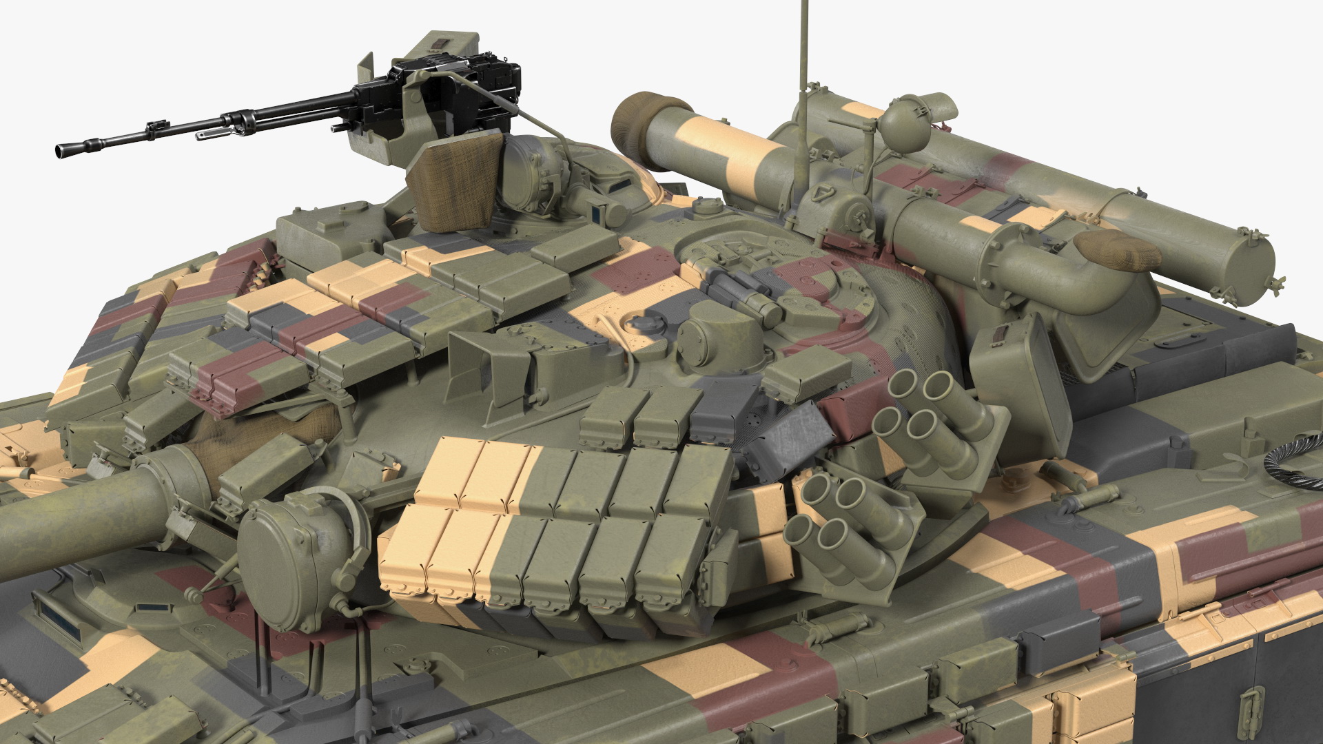 3D T64 BV Battle Tank Clean Rigged