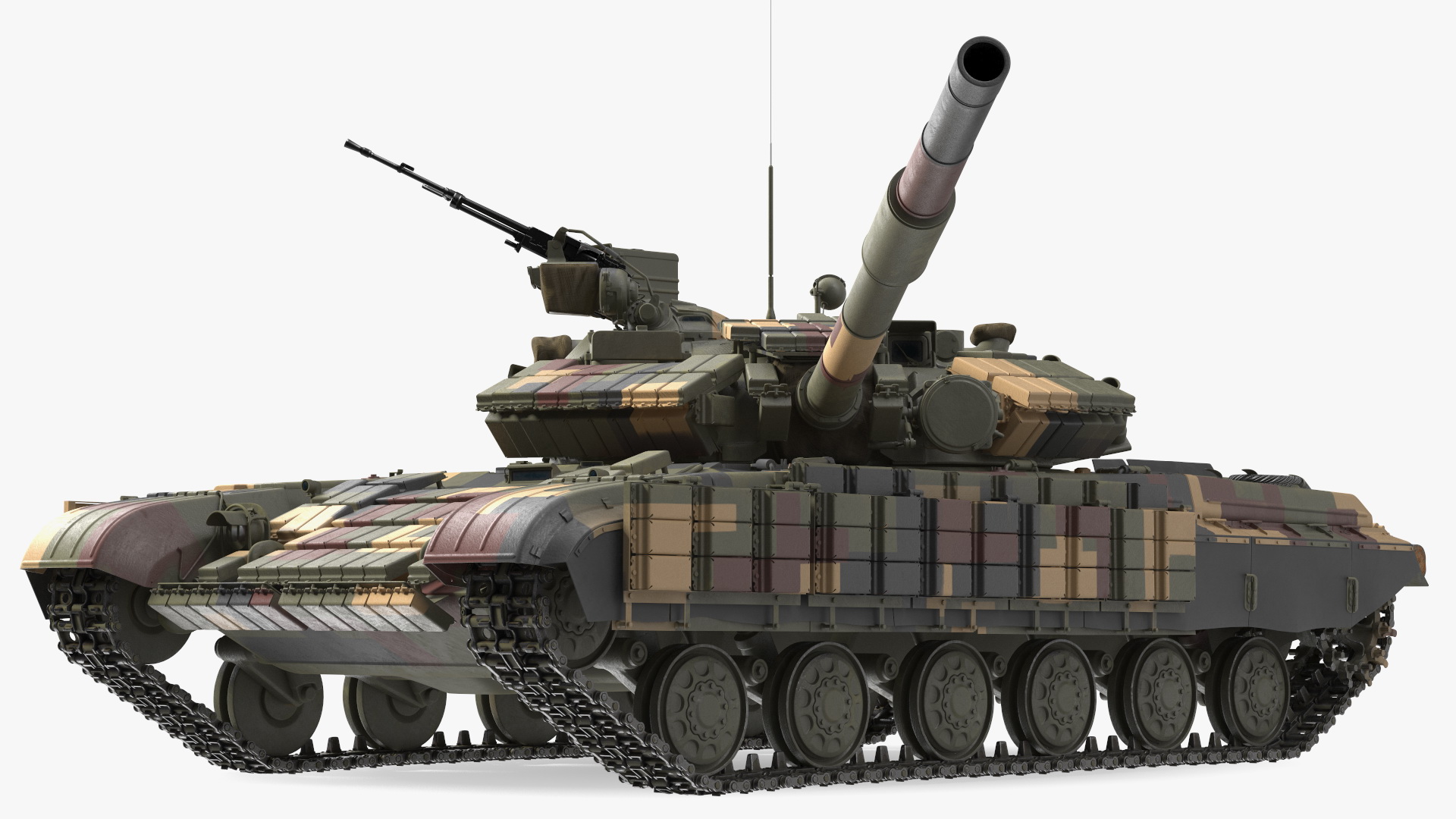 3D T64 BV Battle Tank Clean Rigged