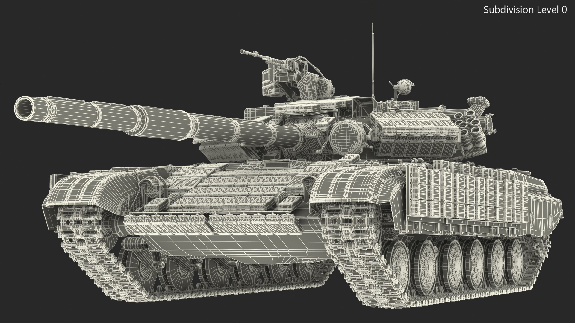 3D T64 BV Battle Tank Clean Rigged