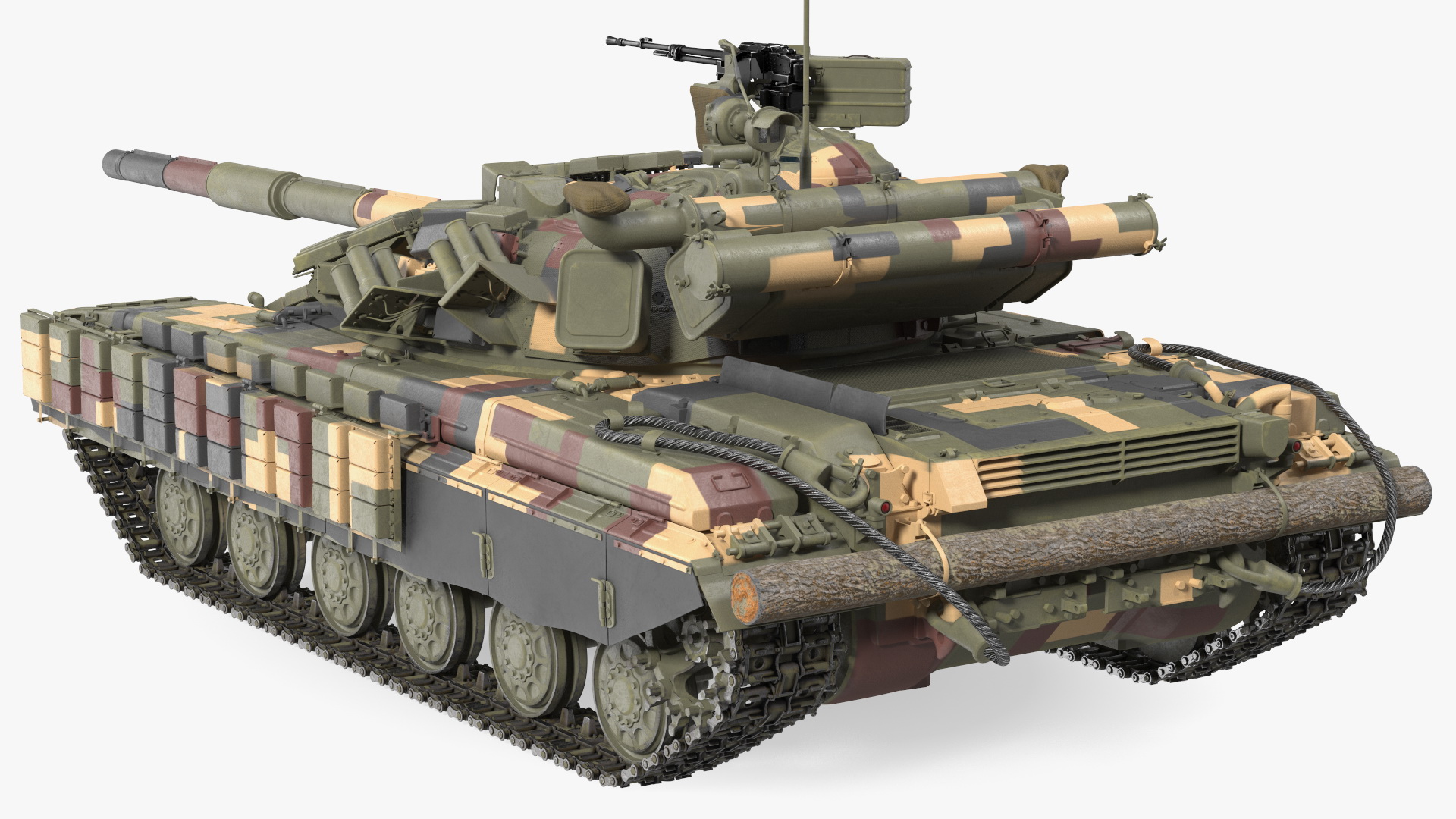3D T64 BV Battle Tank Clean Rigged