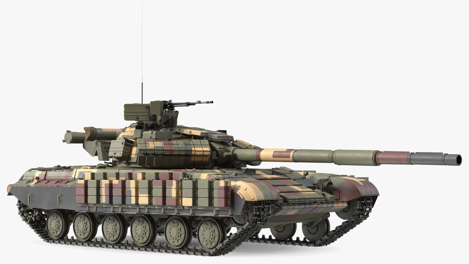 3D T64 BV Battle Tank Clean Rigged