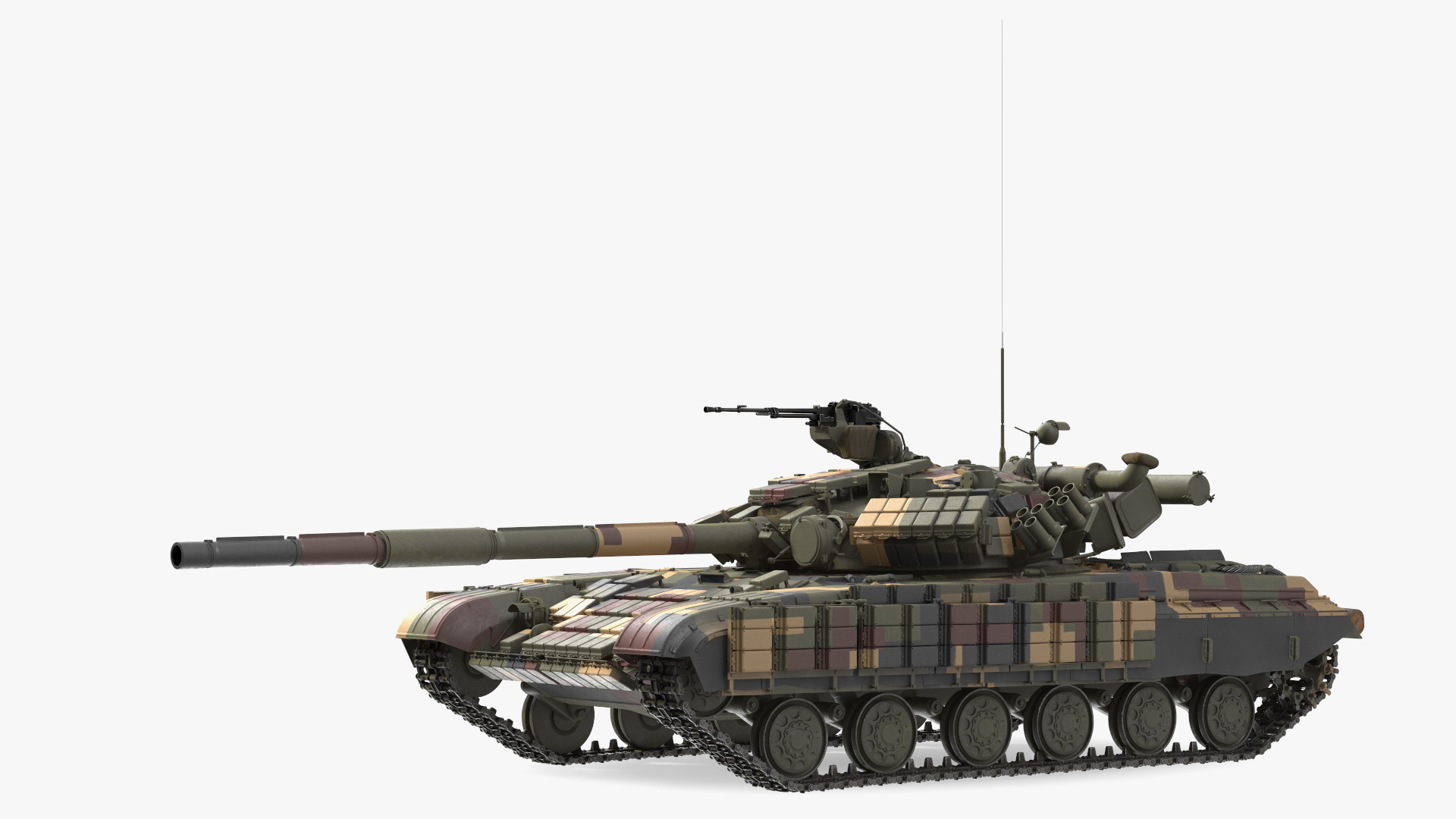 3D T64 BV Battle Tank Clean Rigged