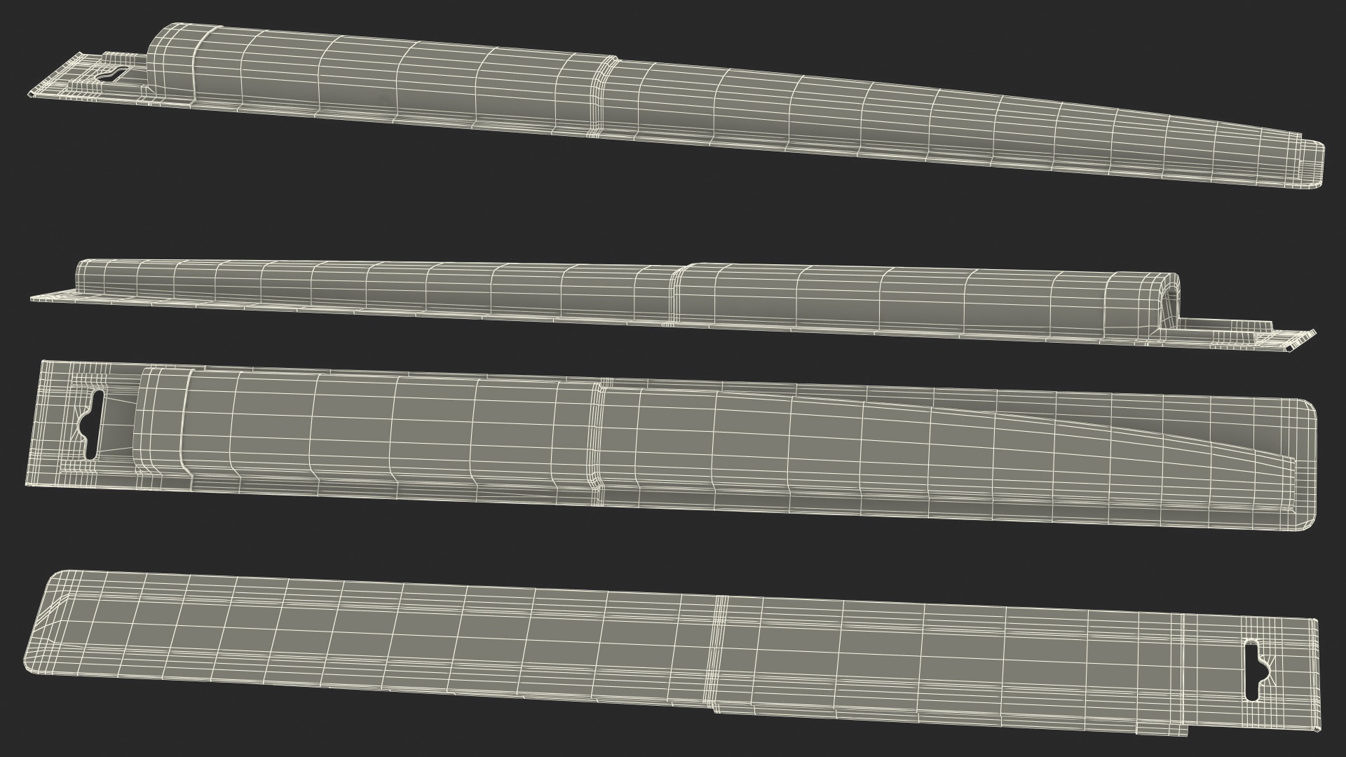 Windscreen Wiper in Packaging 3D model