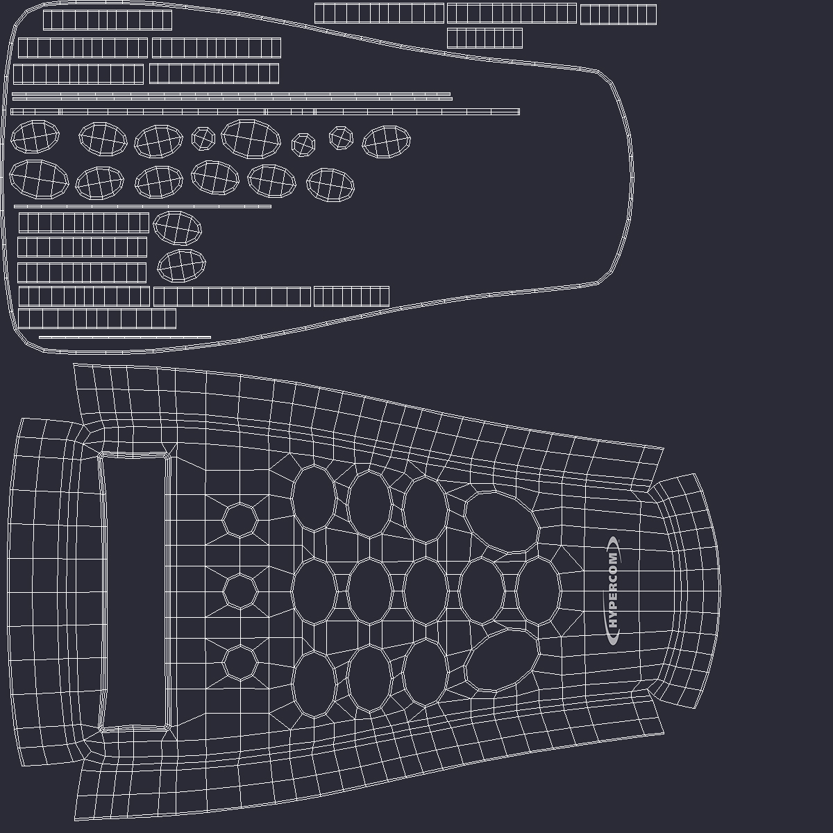 Pin Pad 3D model