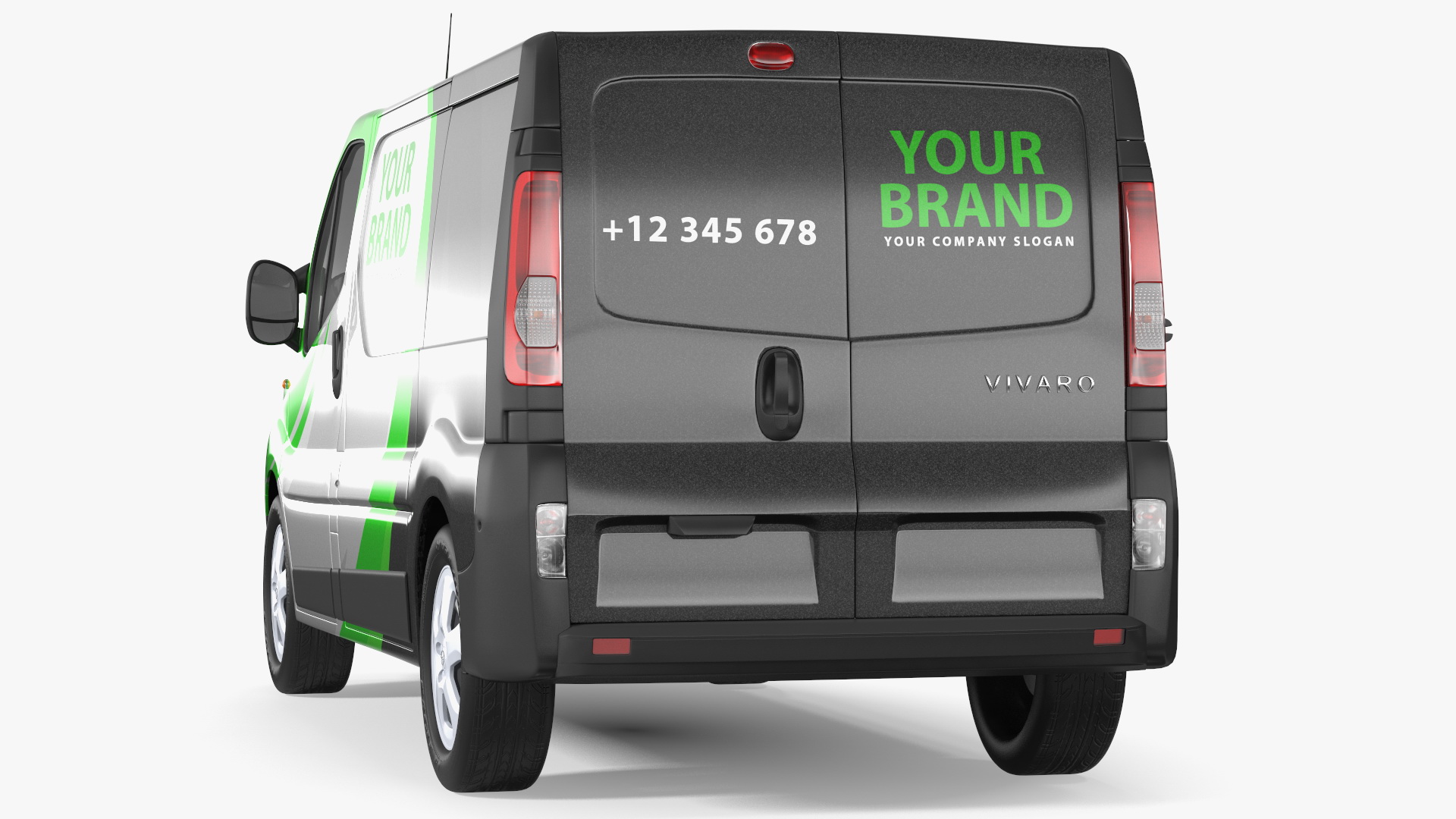 3D Opel Vivaro 2013 Simple Interior Your Brand model