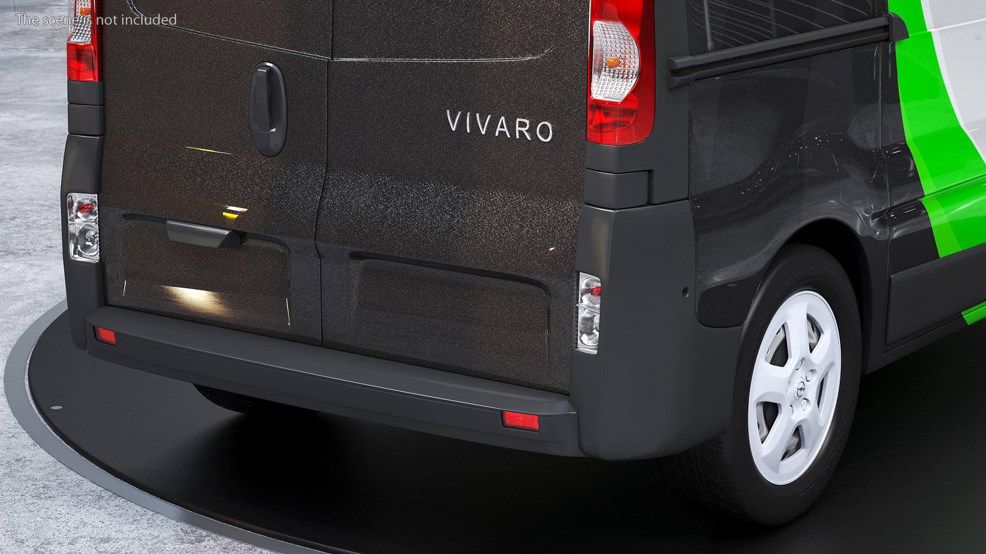 3D Opel Vivaro 2013 Simple Interior Your Brand model