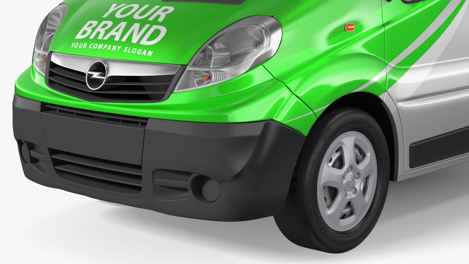 3D Opel Vivaro 2013 Simple Interior Your Brand model