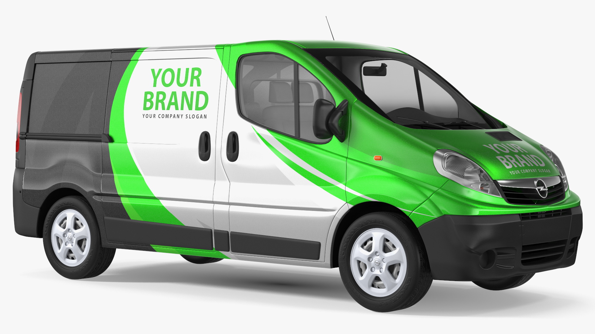 3D Opel Vivaro 2013 Simple Interior Your Brand model