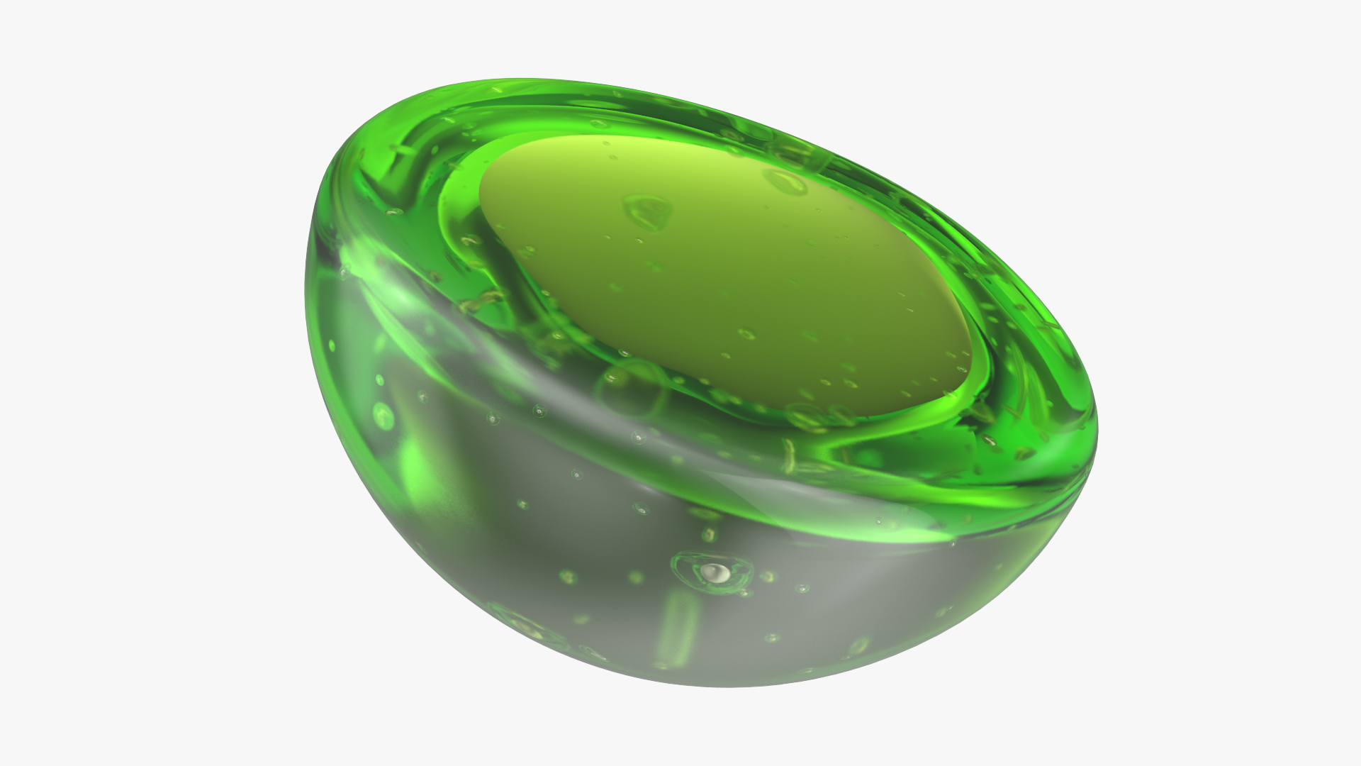 Green Gel Drop 3D model