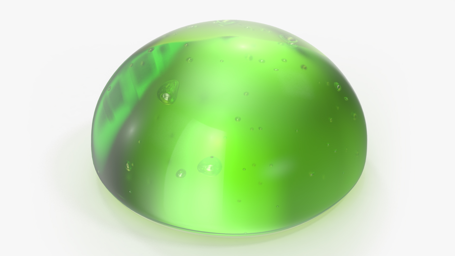 Green Gel Drop 3D model