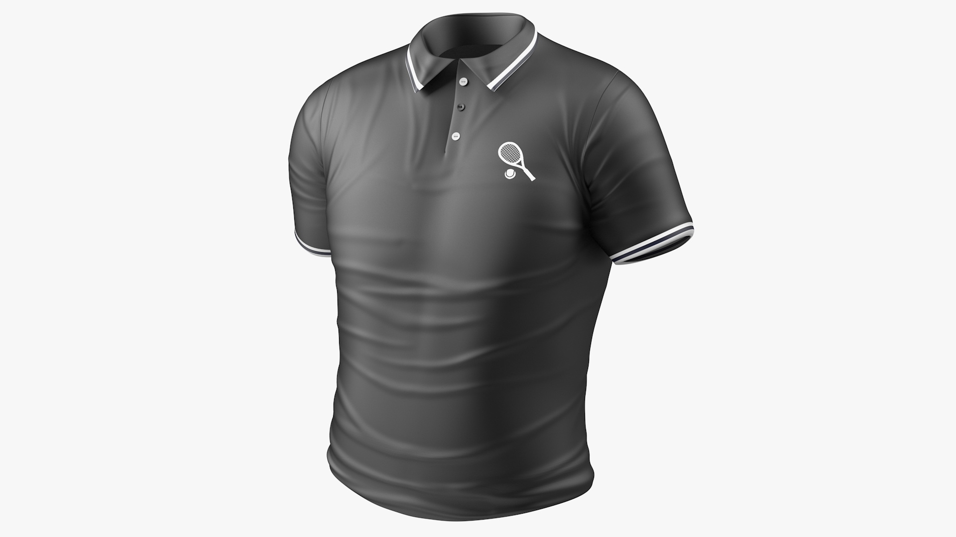 3D Sport T Shirt model