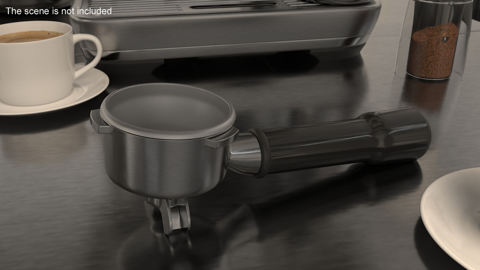 3D Double Spouts Portafilter Empty