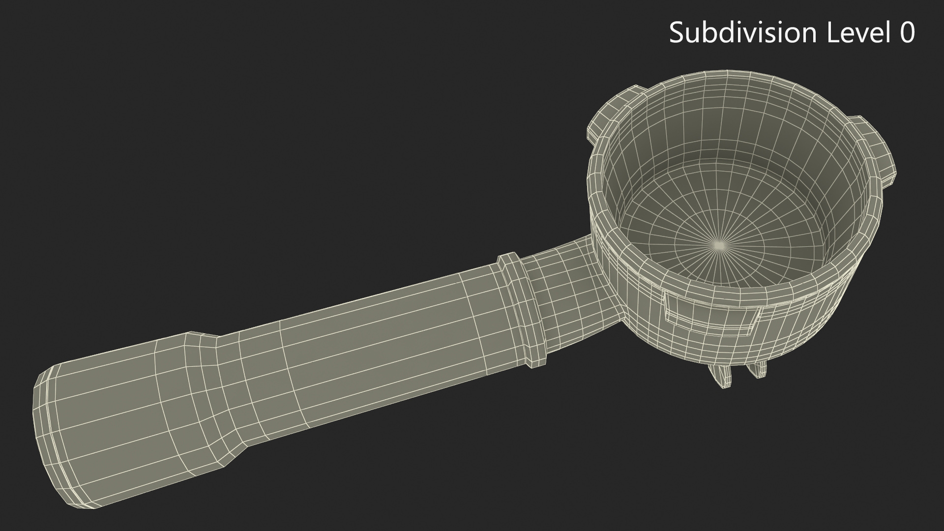 3D Double Spouts Portafilter Empty