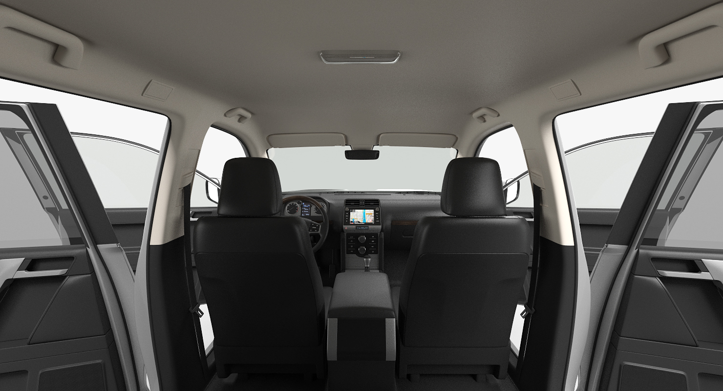 Toyota Prado 2018 Rigged 3D model