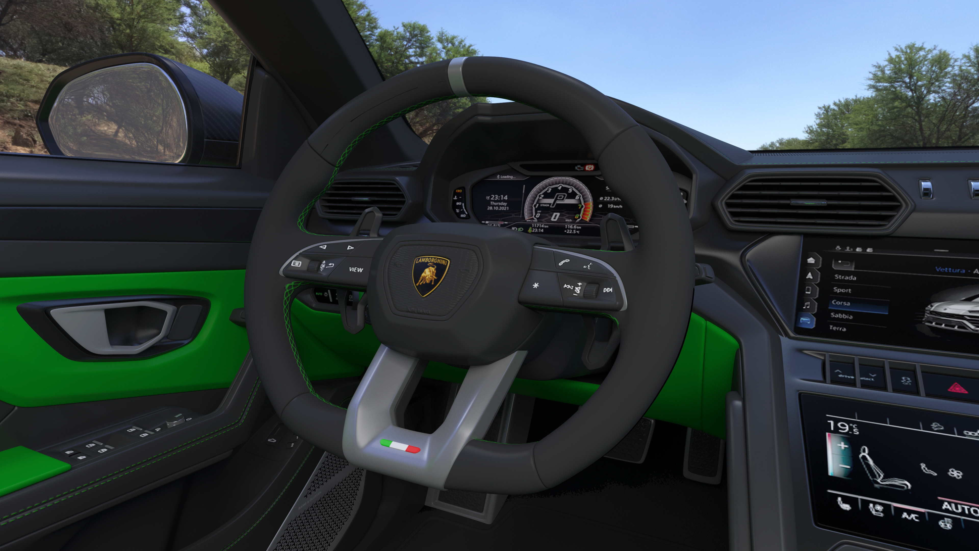 Lamborghini Urus Performante SUV Rigged 3D model