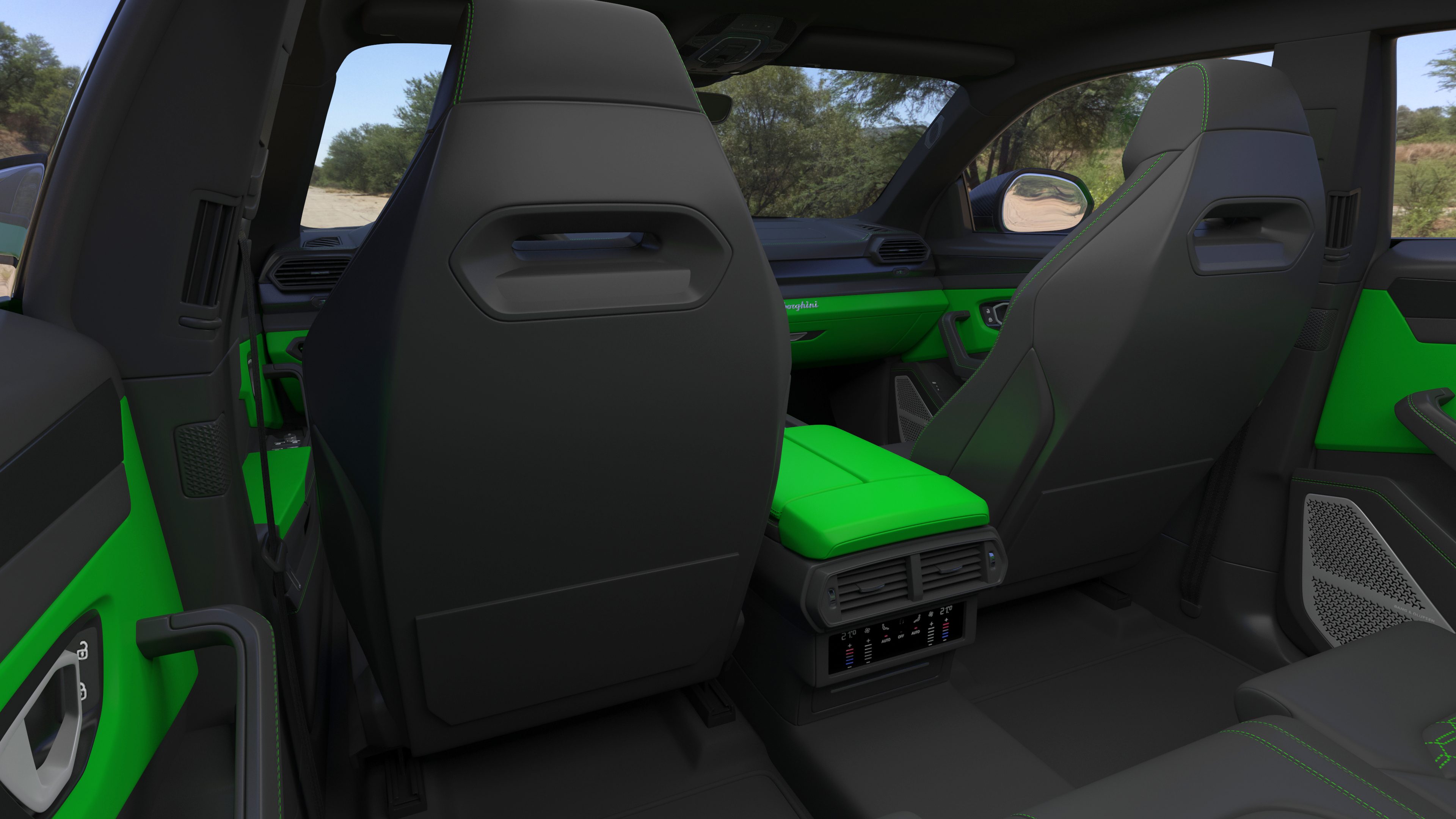 Lamborghini Urus Performante SUV Rigged 3D model