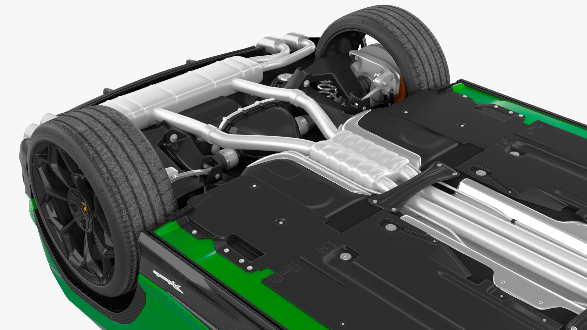 Lamborghini Urus Performante SUV Rigged 3D model