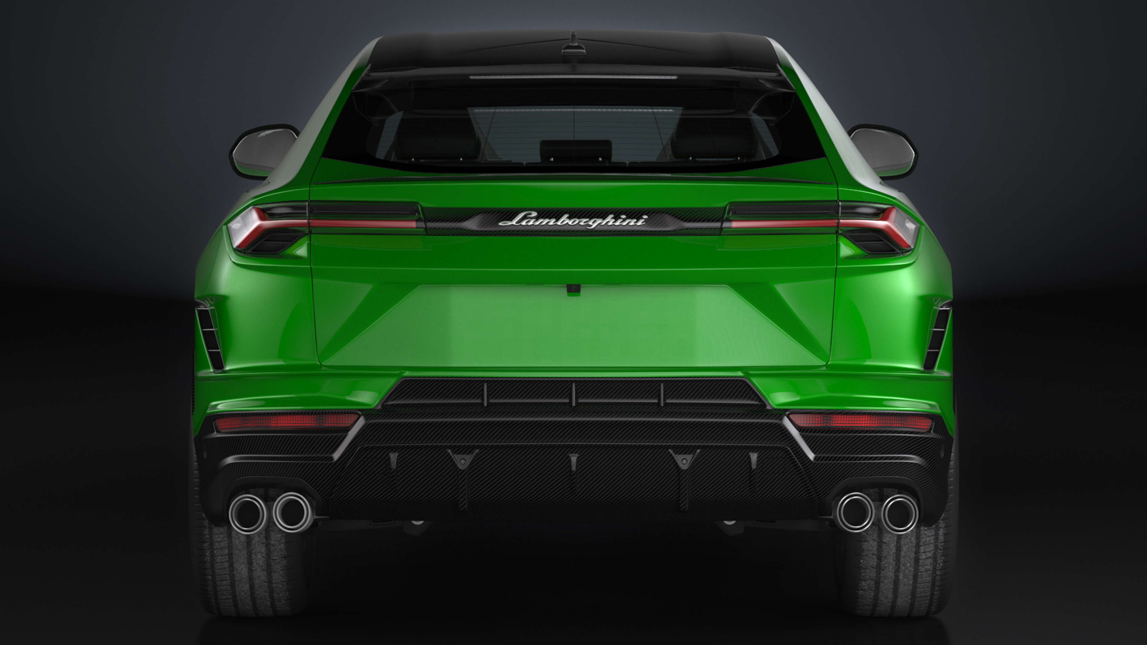Lamborghini Urus Performante SUV Rigged 3D model