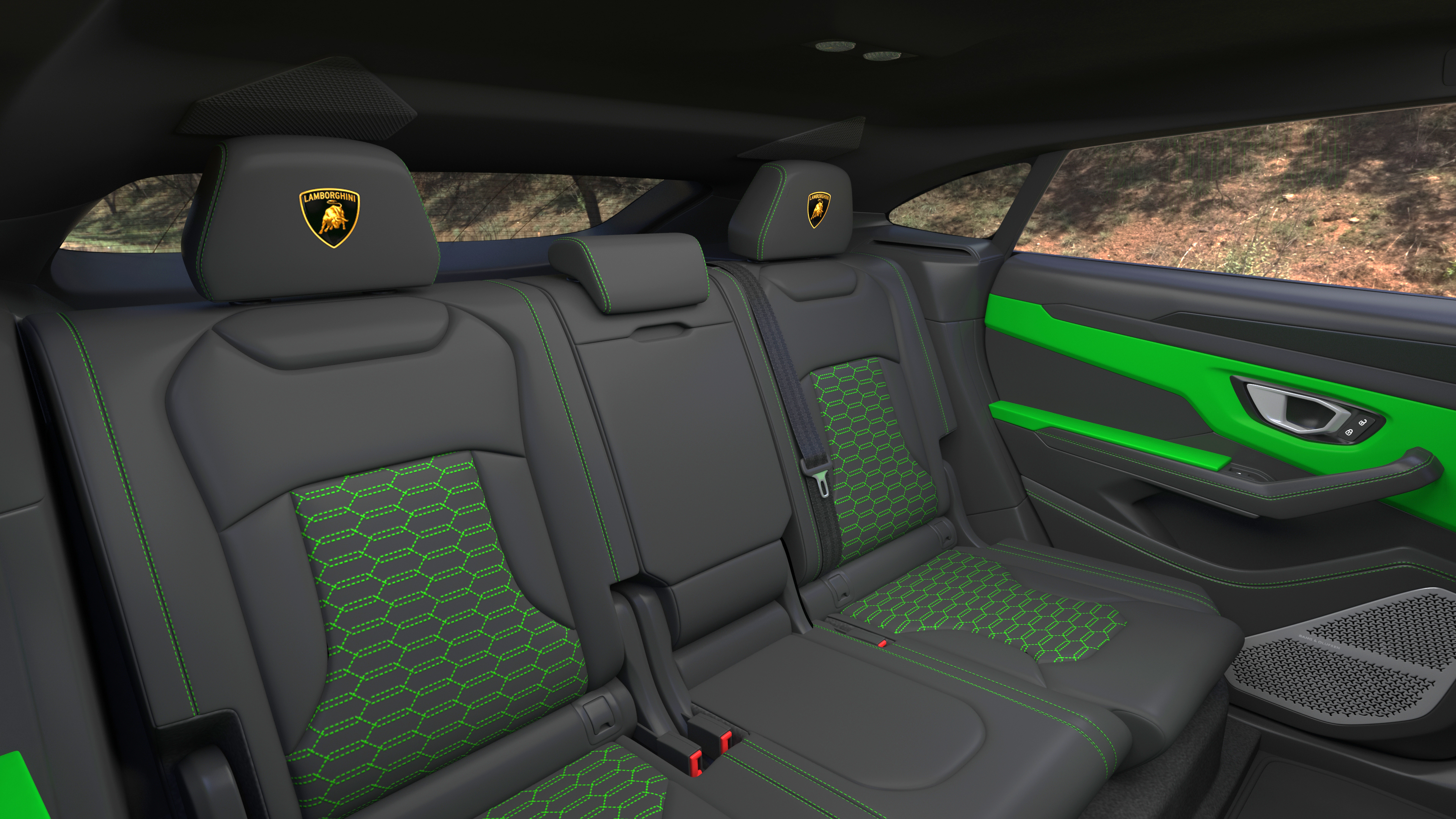 Lamborghini Urus Performante SUV Rigged 3D model
