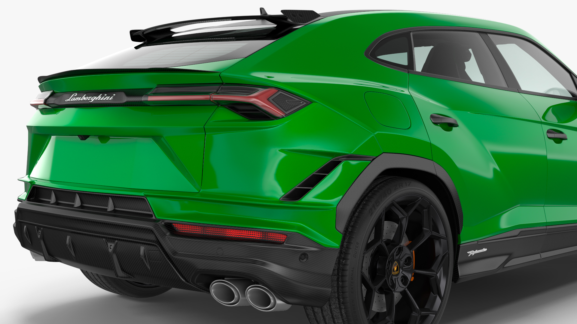 Lamborghini Urus Performante SUV Rigged 3D model