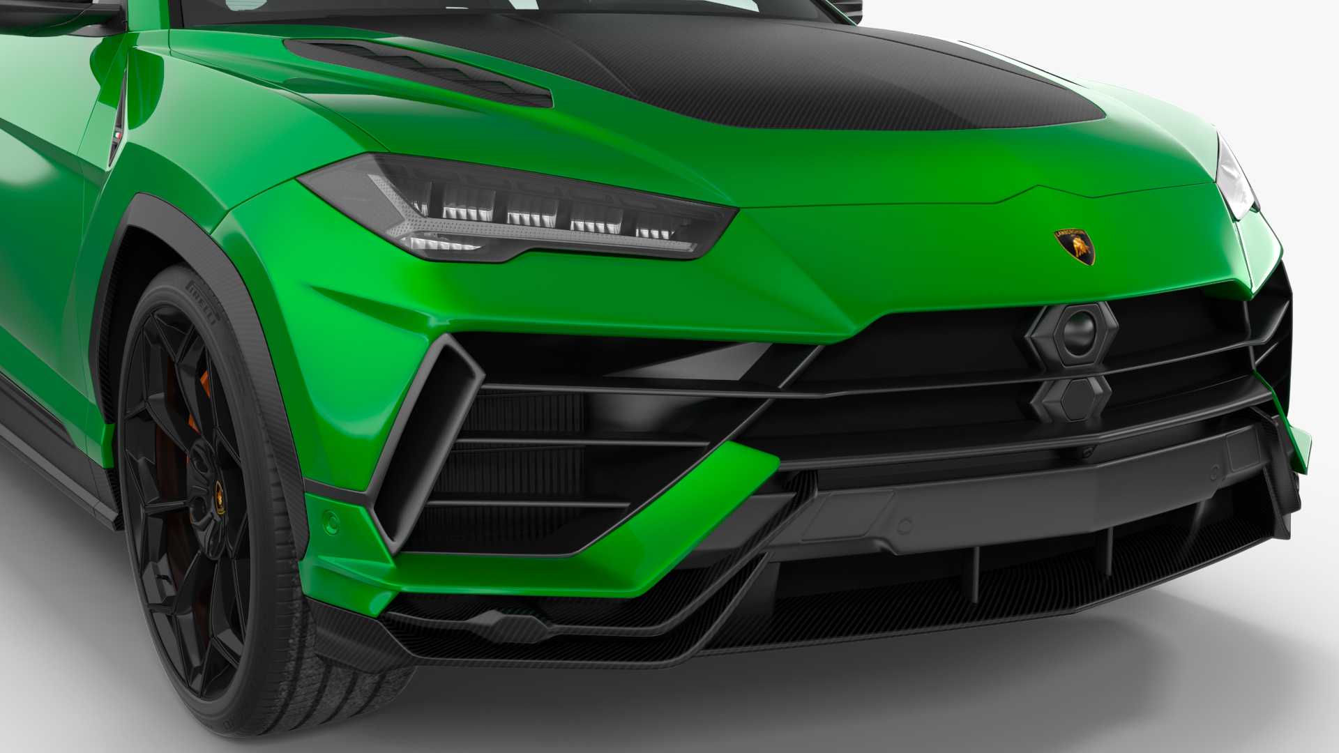 Lamborghini Urus Performante SUV Rigged 3D model