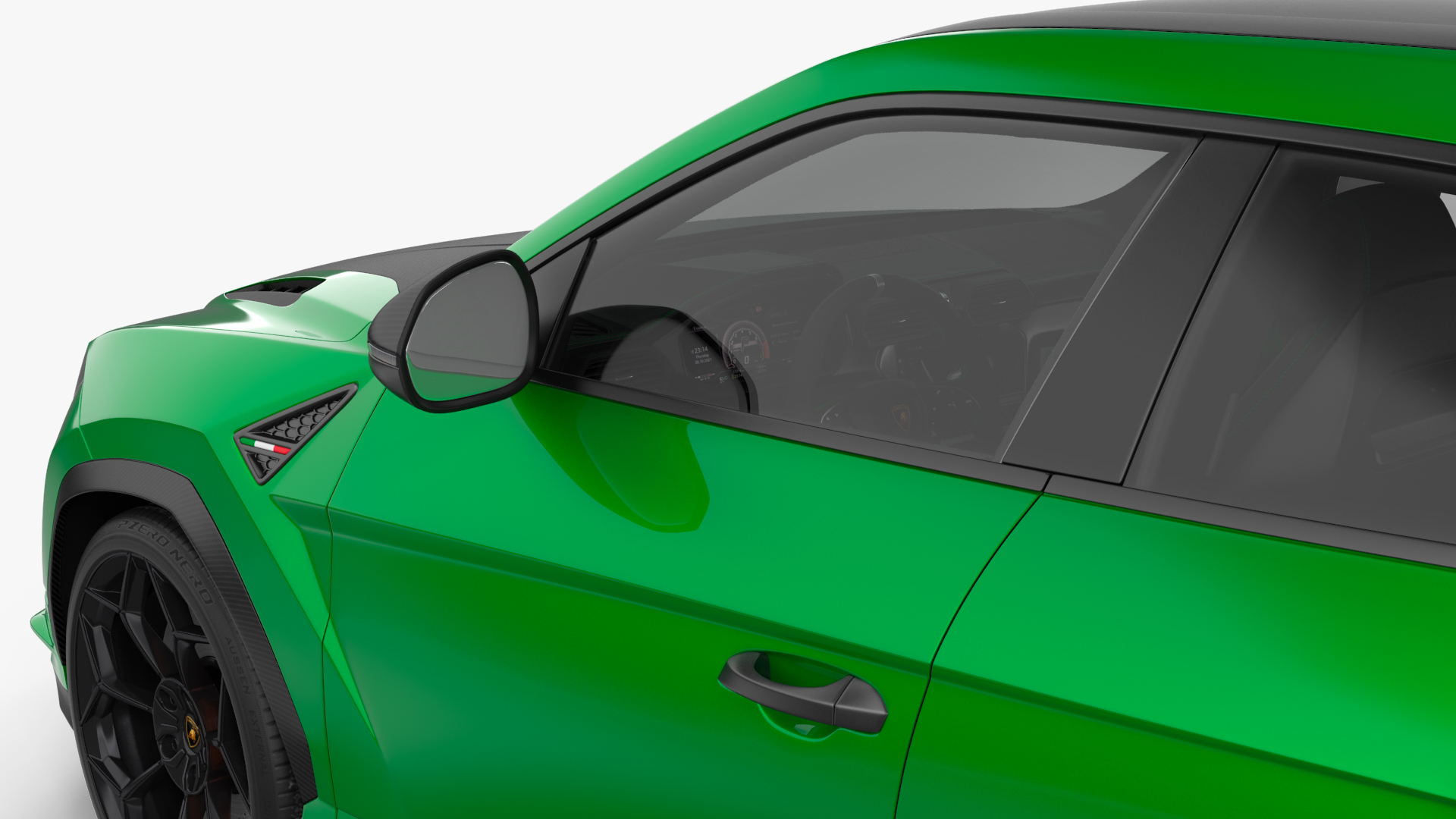 Lamborghini Urus Performante SUV Rigged 3D model
