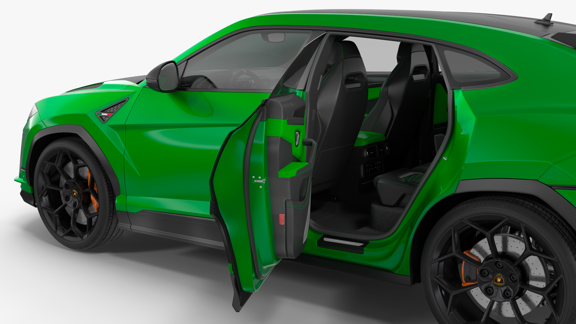 Lamborghini Urus Performante SUV Rigged 3D model