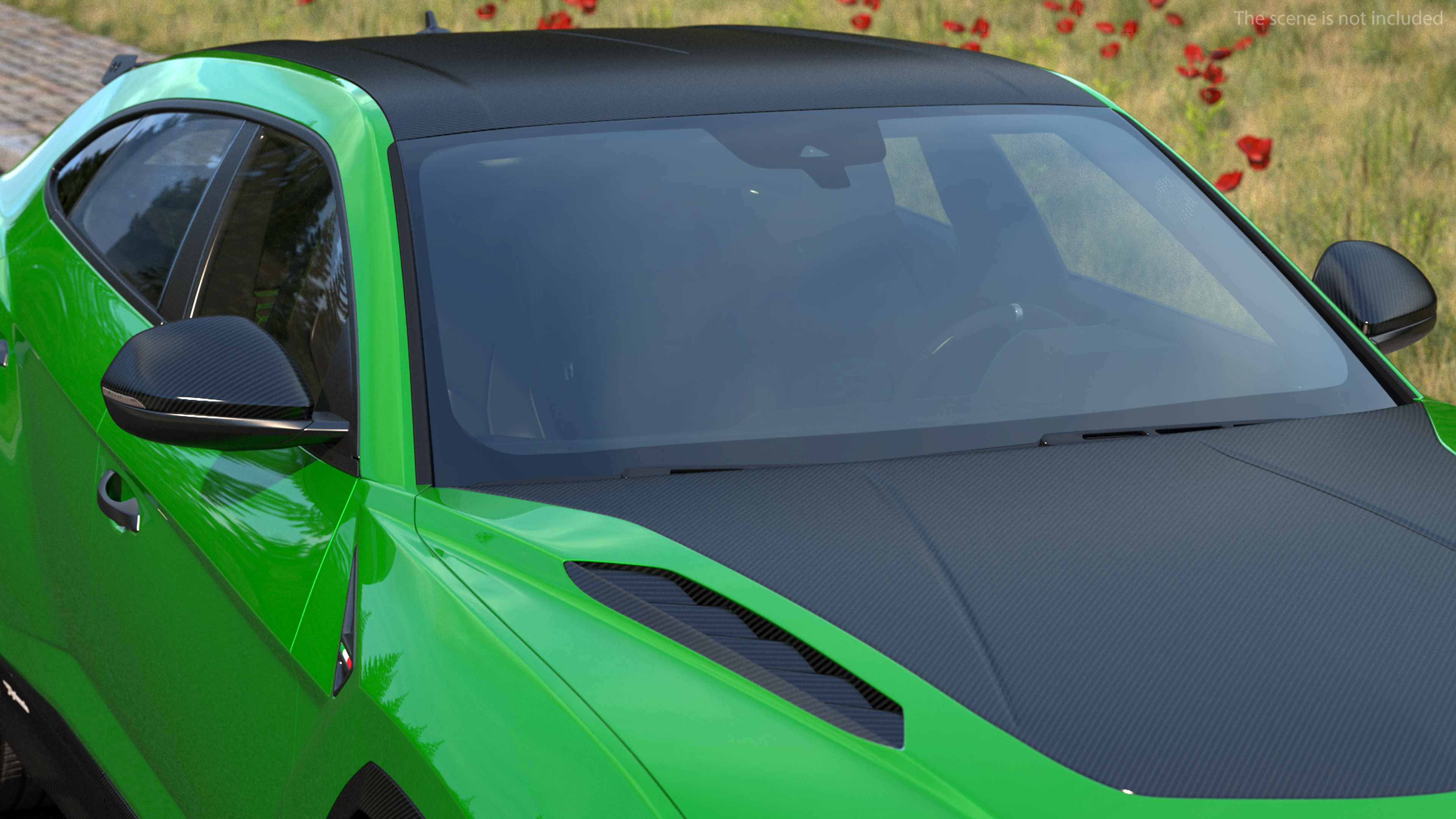 Lamborghini Urus Performante SUV Rigged 3D model