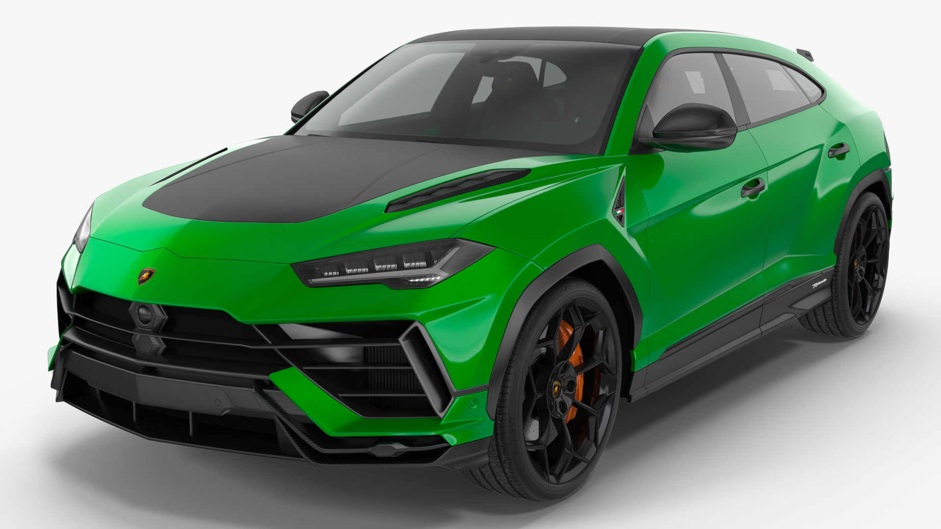 Lamborghini Urus Performante SUV Rigged 3D model