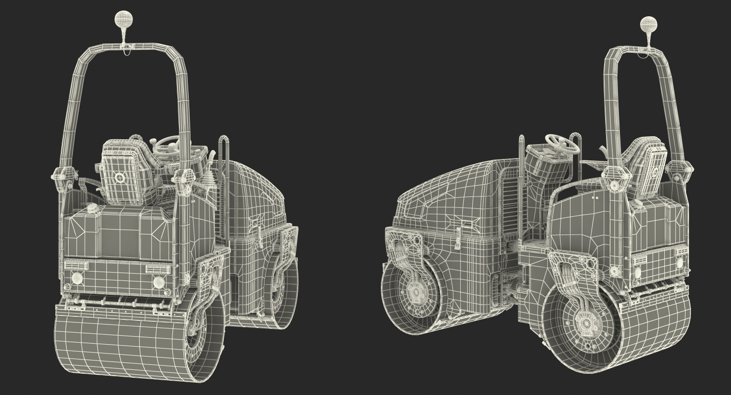 3D Tandem Vibratory Roller Generic