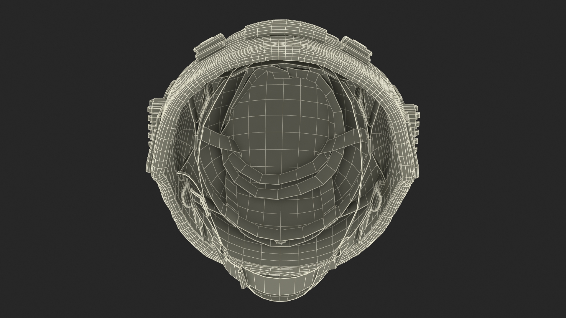 Dark Helmet Ratnik Dark Green Case 3D model