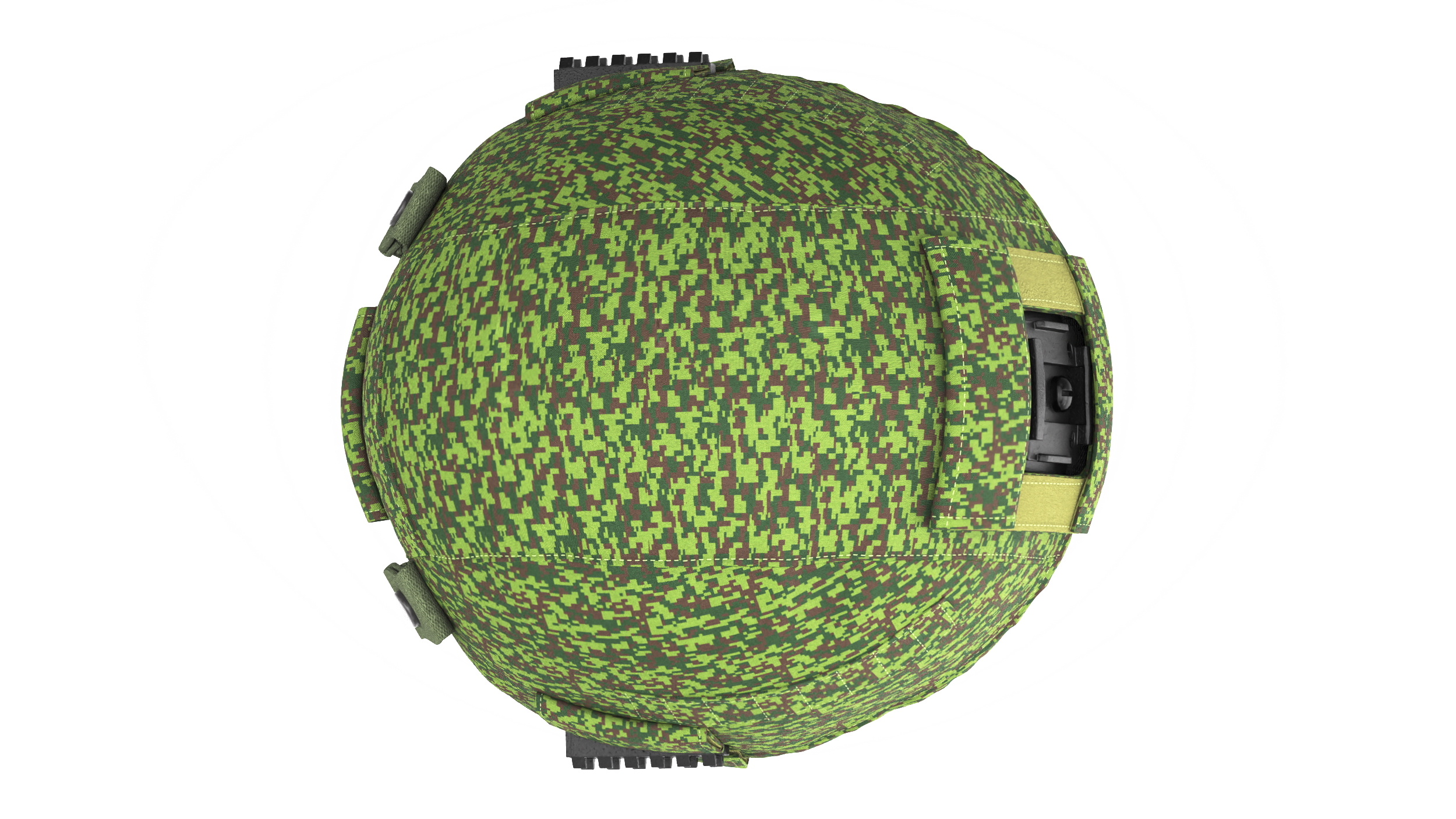 Dark Helmet Ratnik Dark Green Case 3D model
