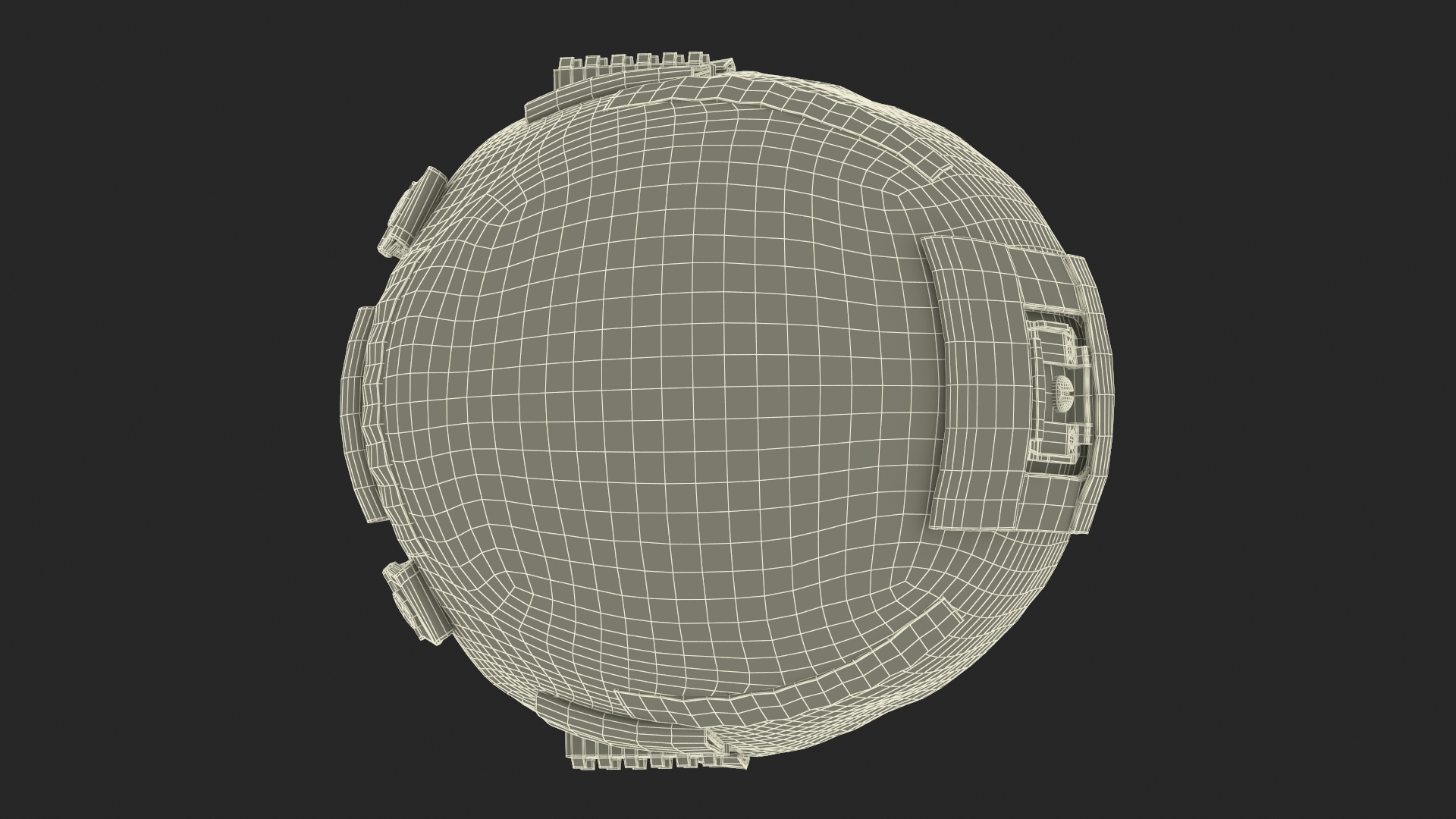 Dark Helmet Ratnik Dark Green Case 3D model