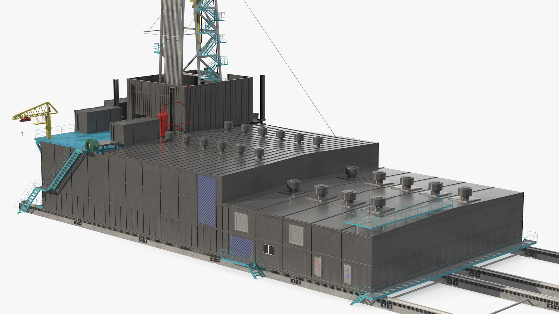 Sectional Drilling Rig 3D